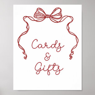 Affiche C'est plus de cartes-Fêtes des mariées et cadeaux