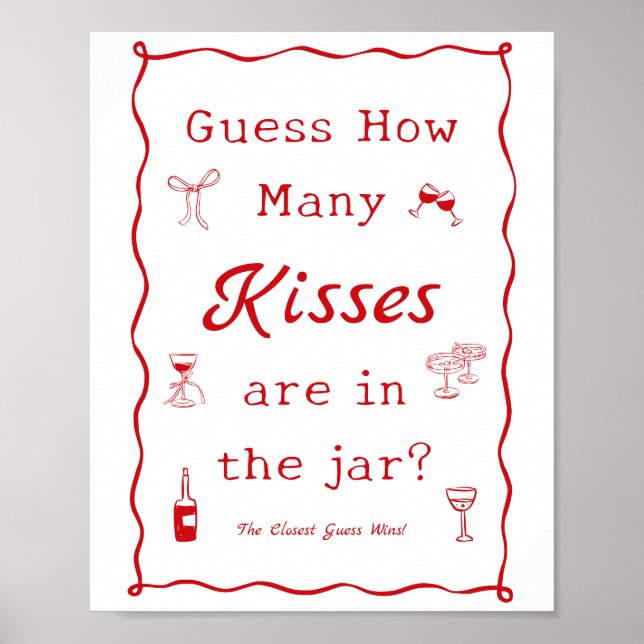 Affiche C'est plus Fête des mariées de deviner combien (Devant)