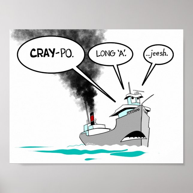 Affiche C'est prononcé CRAY-po (Devant)