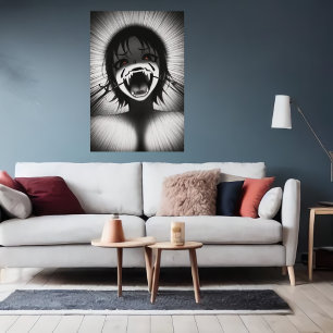 Affiche C'est si drôle, personne qui rit Art AI