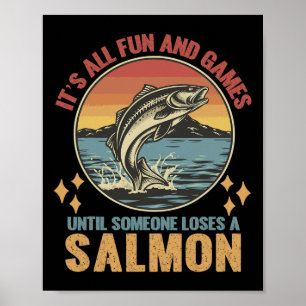 Affiche C'est tout amusement et jeux jusqu'à ce que quelqu