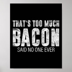 Affiche C'est trop de con Cadeau Barbecue Costume Fermier