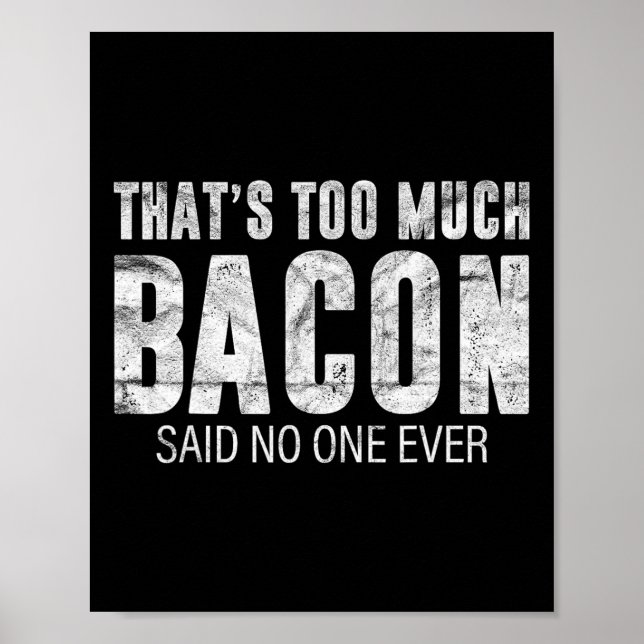 Affiche C'est trop de con Cadeau Barbecue Costume Fermier  (Devant)