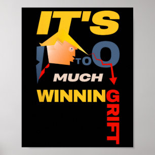 Affiche C'est trop de victoires qui se transforment en arn