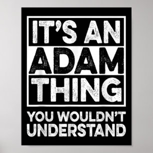 Affiche C'Est Un Adam Que Vous Ne Comprendriez Pas Adam Ch