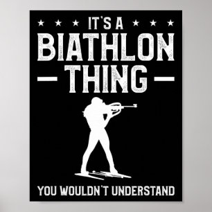 Affiche C'est un biathlon que l'on ne comprend pas