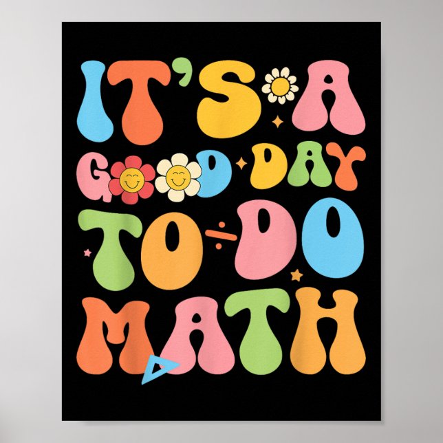 Affiche C'Est Un Bon Jour Pour Faire Les Mathématiques Ens (Devant)