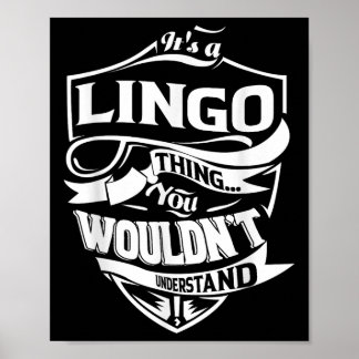 Affiche C'Est Un Don De Chose Lingo