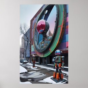 Affiche C'est un monde de robots - Ken Gage Art