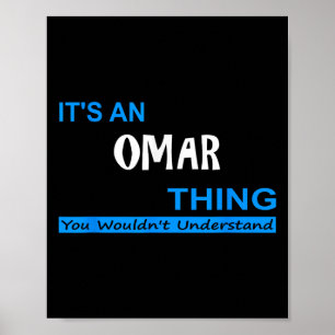 Affiche C'Est Un Omar, Vous Ne Comprendriez Pas