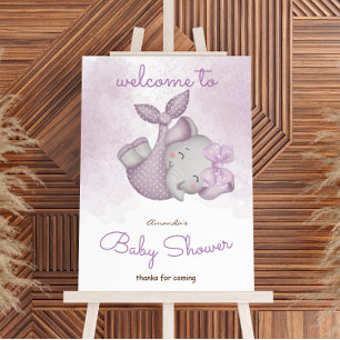 Affiche C'est un panneau de bienvenue pour une baby shower