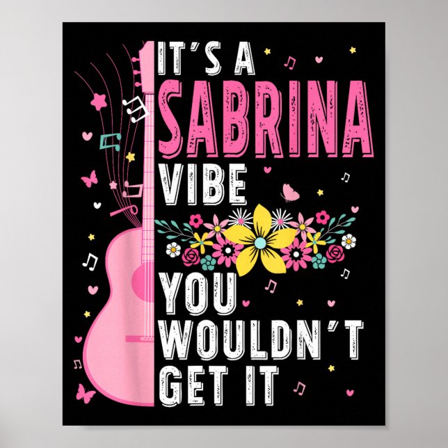Affiche C'est un style Sabrina Vous ne comprendriez pas Fe (Devant)