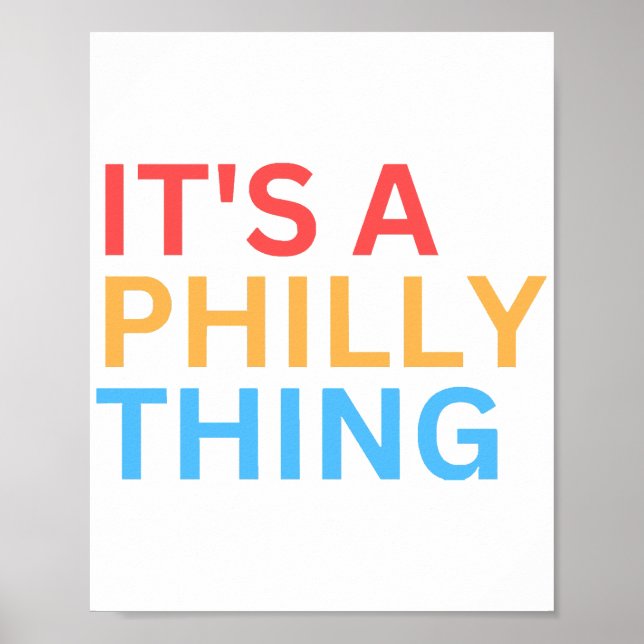 AFFICHE C'EST UN TRUC DE PHILLY (Devant)