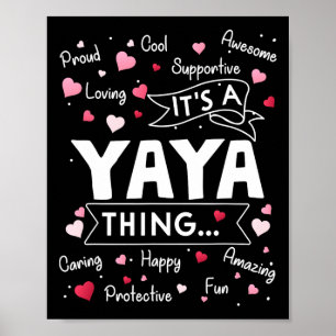Affiche C'est un truc de Yaya qui dit drôle, mignonne gran