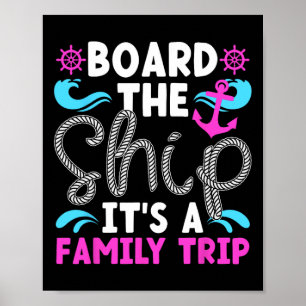 Affiche C'est un voyage de croisière en famille Vac 2025