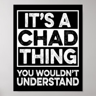 Affiche C'est une affaire de Chad que vous ne comprendriez