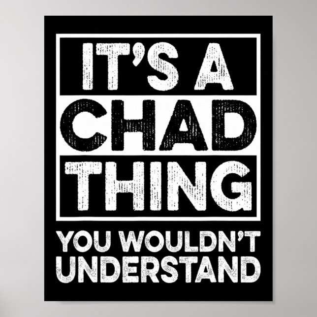 Affiche C'est une affaire de Chad que vous ne comprendriez (Devant)