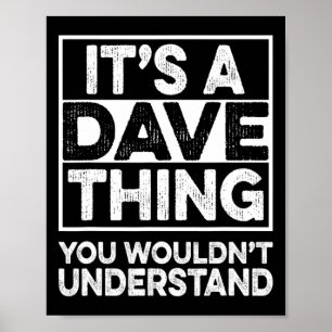 Affiche C'est une affaire de Dave que vous ne comprendriez