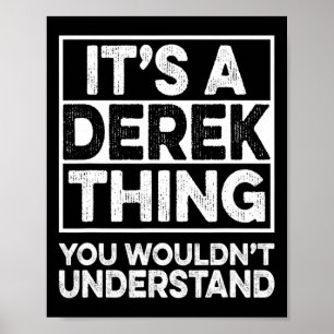 Affiche C'est une affaire de Derek que vous ne comprendrie
