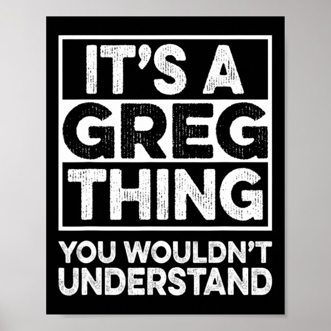Affiche C'est une affaire de Greg que vous ne comprendriez (Devant)