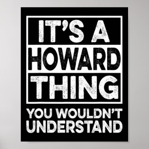 Affiche C'est une affaire de Howard que vous ne comprendri