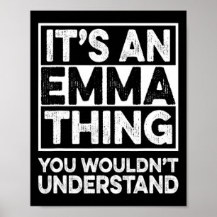Affiche C'est une chose d'Emma que vous ne comprendriez pa