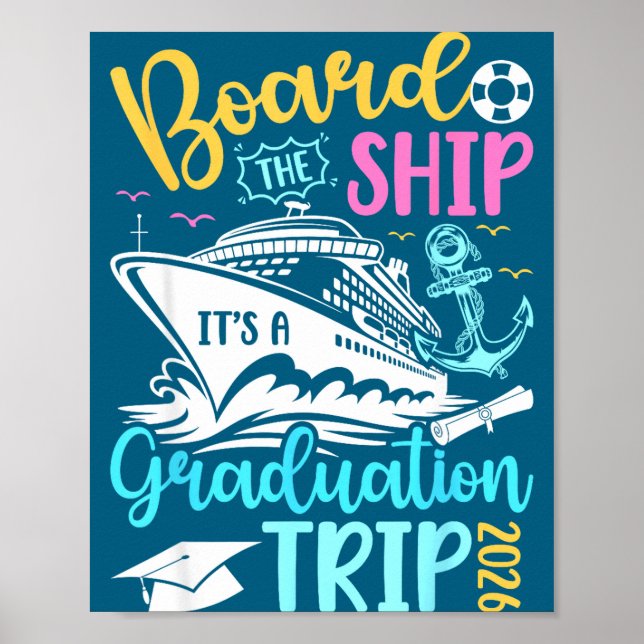 Affiche C'est une croisière de remise de diplôme C'est une (Devant)