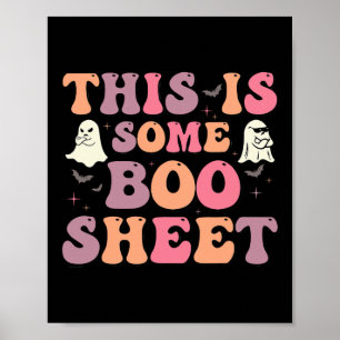 Affiche C'Est Une Feuille De Boite Halloween Ghost Funny P