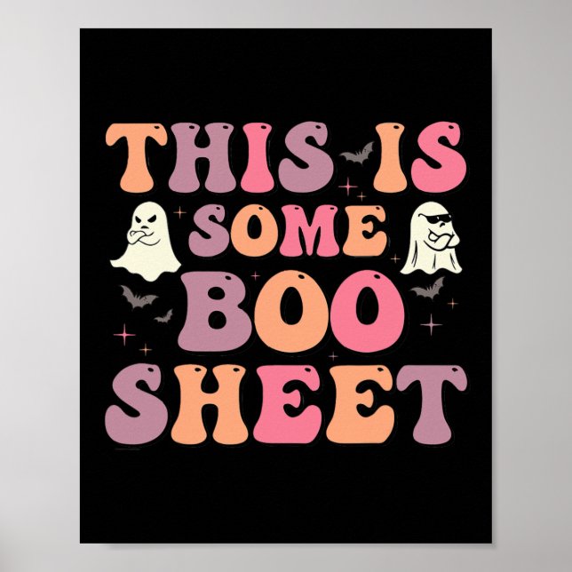 Affiche C'Est Une Feuille De Boite Halloween Ghost Funny P (Devant)