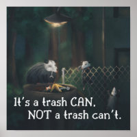 C'est une poubelle PEUT pas une poubelle ne peut p