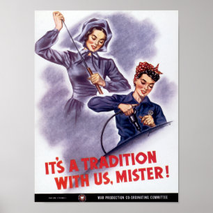 Affiche C'est une tradition avec nous, Monsieur !