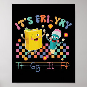 Affiche C'est Vendredi Tgif Joyeux Vendredi Amoureux Profe