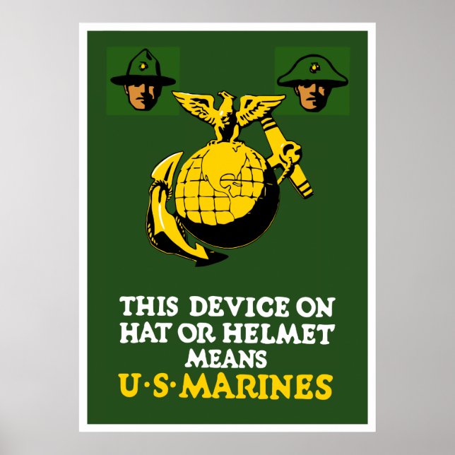 Affiche Cet appareil signifie US Marines (Devant)