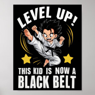 Affiche Cet Enfant Est Aujourd'Hui Un Noir Karate Hapkido 