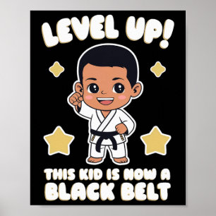 Affiche Cet enfant est maintenant une ceinture noire Karat