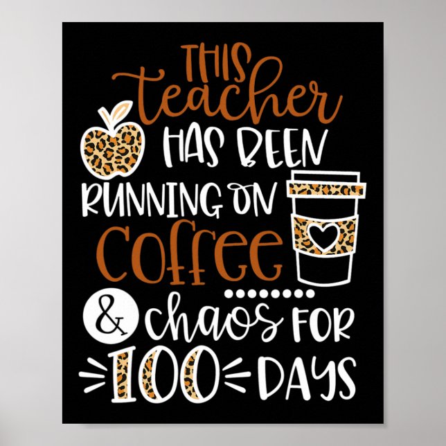 Affiche Cet Enseignant Est En Train De Faire Du Café Et Du (Devant)