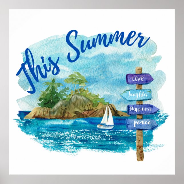 Affiche Cet été (Devant)