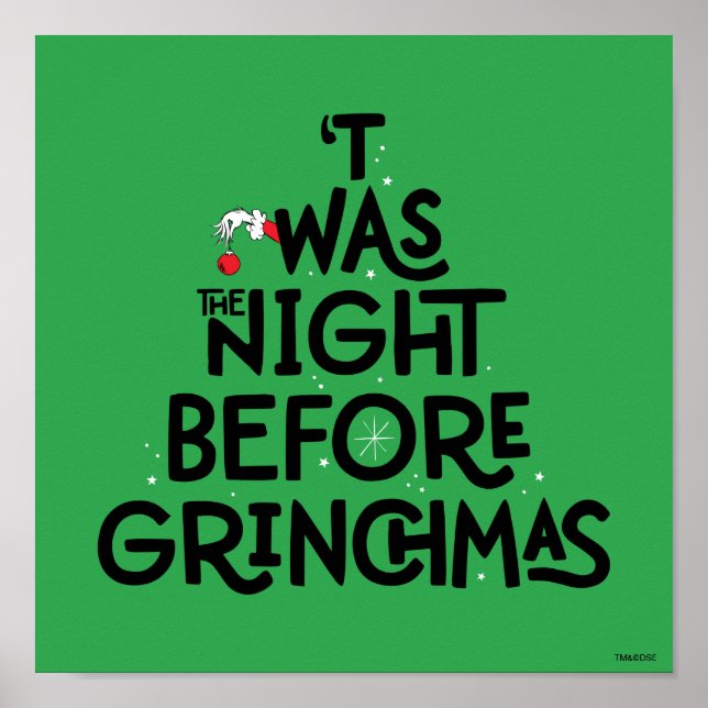Affiche 'C'était la nuit avant Grinchmas (Devant)