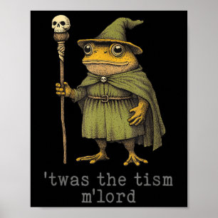 Affiche C'était Le Sorcier Drôle Tism Mlord Grenouille Sor