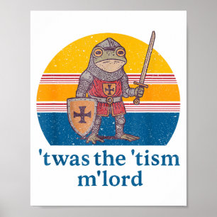 Affiche C'était Le Tism M Lord Frog Knight - Sensibilisati