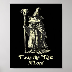 Affiche C'Était Tism Mlord Funny Frog Wizard Meme Autisme