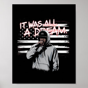 Affiche C'Était Un Rêve Hommes Femmes Rap 1990 Hip hop De