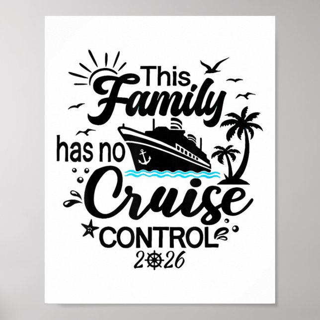 Affiche Cette croisière familiale n'a aucun contrôle 2026  (Devant)