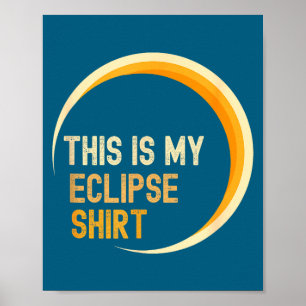 Affiche Cette éclipse Éclipse Totale de Soleil États-Unis