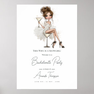 Affiche Cette épouse est une showgirl enterrement de vie d