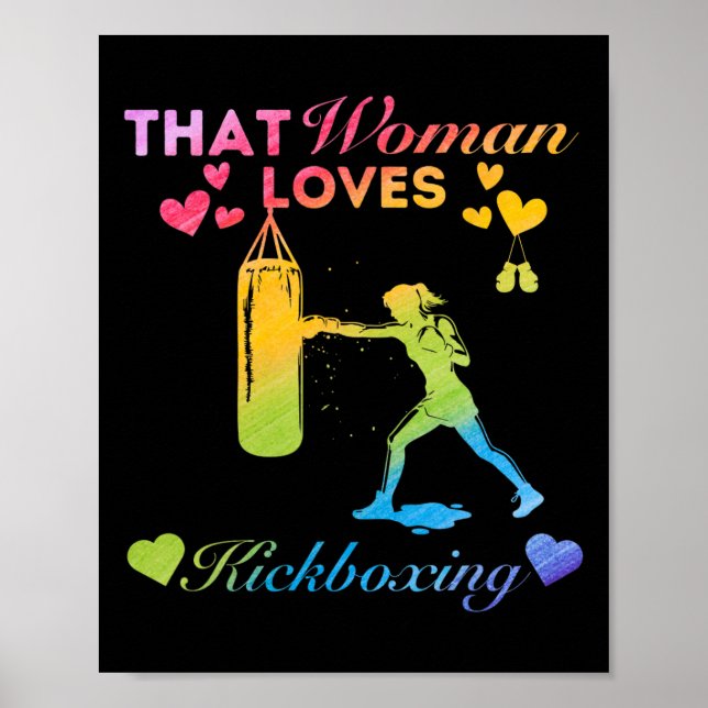 Affiche Cette femme aime le kickboxing  (Devant)