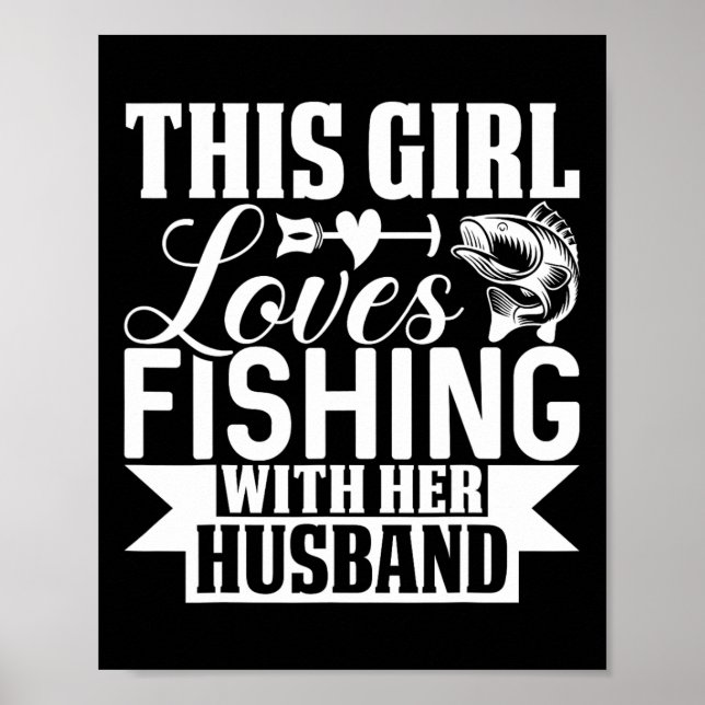 Affiche Cette fille adore pêcher avec son mari  (Devant)
