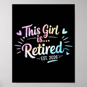 Affiche Cette fille retraitée Illustrations vers 2026