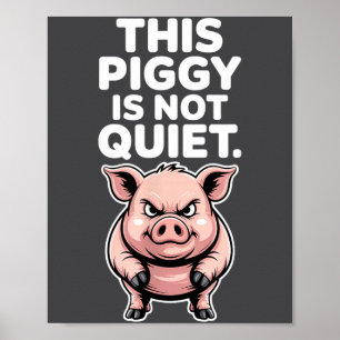 Affiche Cette Ggy n'est pas calme Citation drôle de mème p