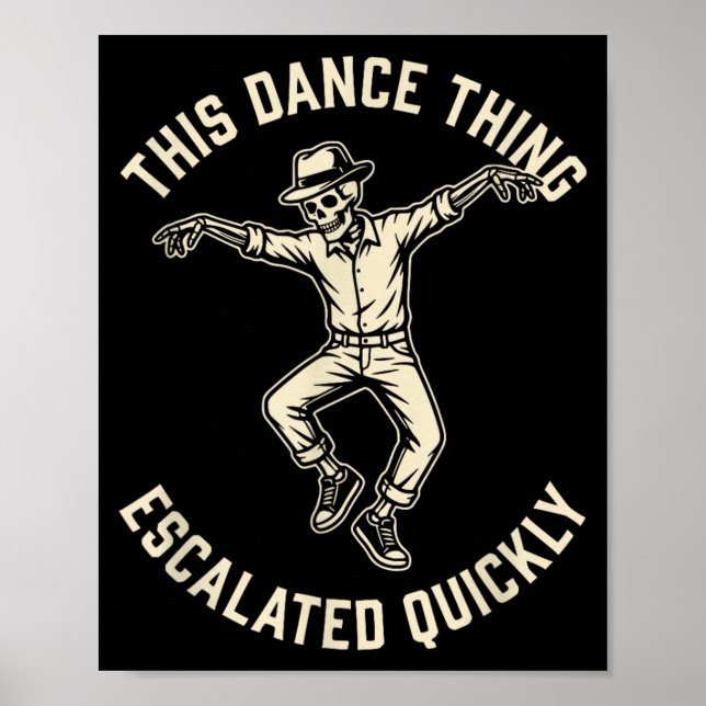 Affiche Cette histoire de danse a rapidement dégénéré Sque (Devant)